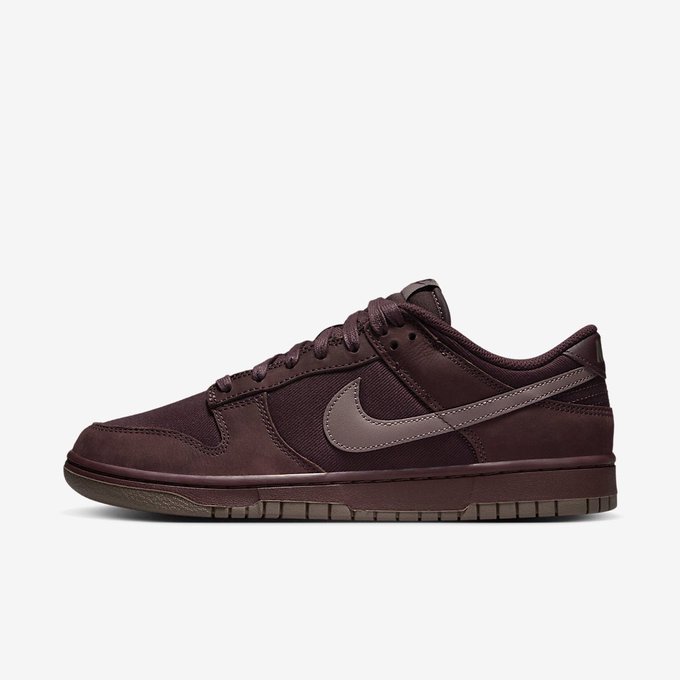 Available Now: Nike Dunk Low PRM "Burgundy Crush"