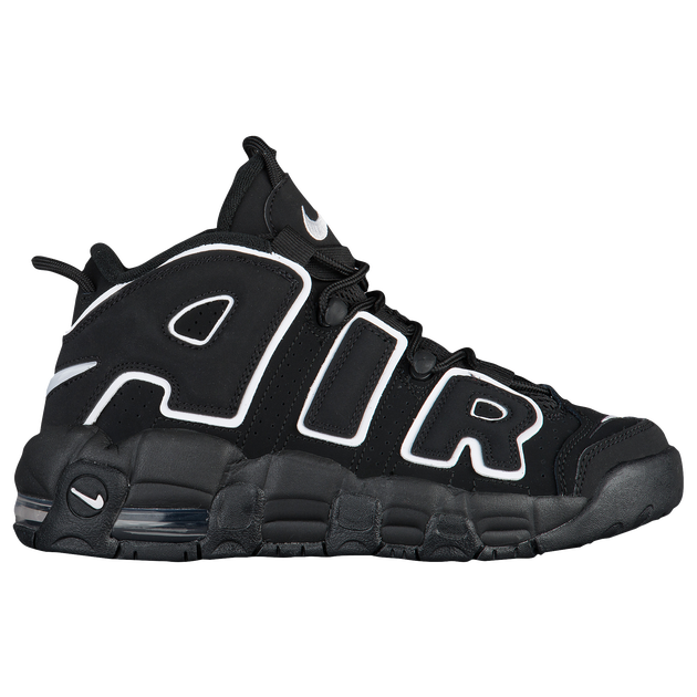Available Now: GS Nike Air More Uptempo "Black White"