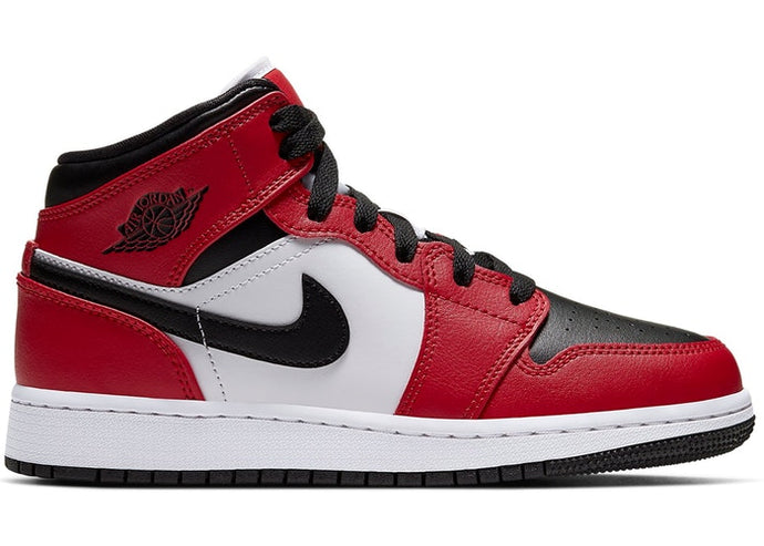 Available Now: GS Air Jordan 1 Mid "Chicago Toe"