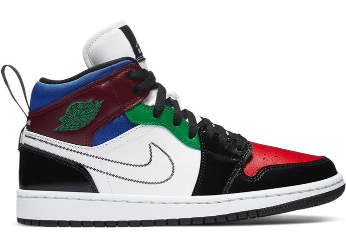 Available Now: Wmns Air Jordan 1 Mid SE PRM "Multicolor"