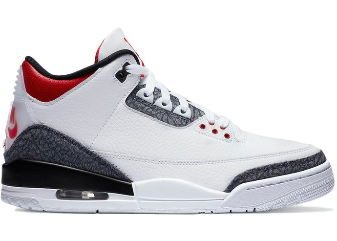 Available Now: Air Jordan Retro 3 Denim "Fire Red"