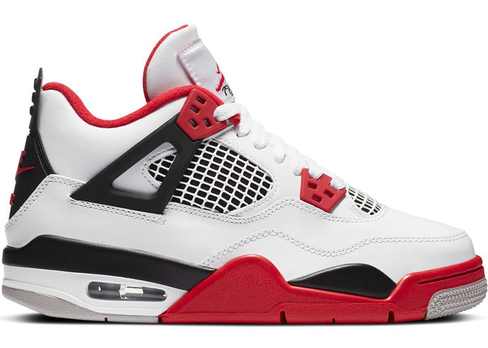 Available Now: GS Air Jordan Retro 4 "Fire Red"