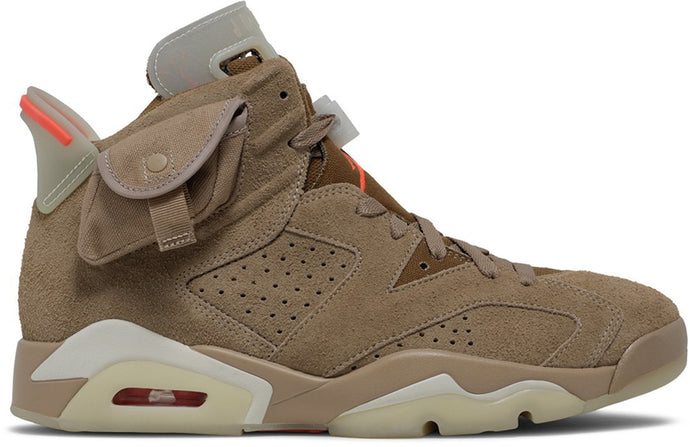 Available Now: Travis Scott x Air Jordan Retro 6 "British Khaki"