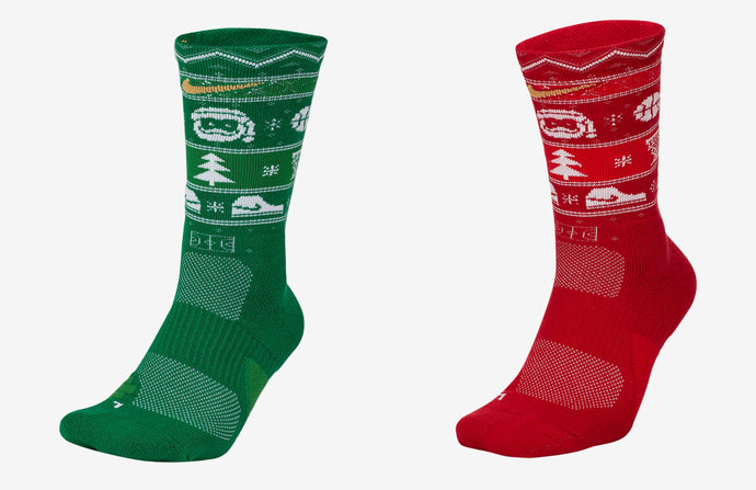 Available Now: Nike Elite Christmas Socks