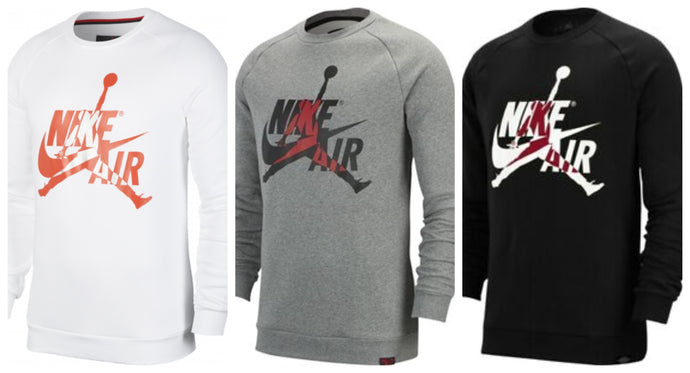 Under Retail: Jordan Jumpman Classics Crew Sweaters