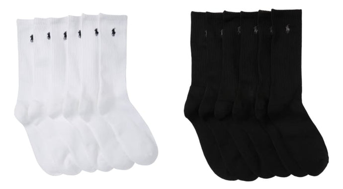 Under Retail: Polo Ralph Lauren Crew Socks 6PK