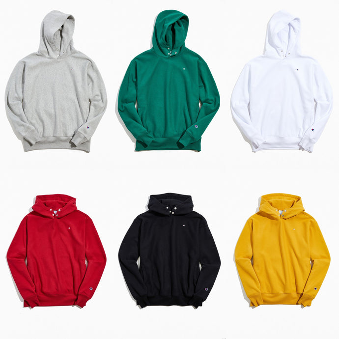 Under Retail: Champion UO Exclusive Reverse Weave Snap Hoodies