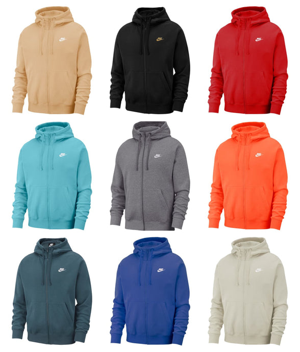 Under Retail: Nike Sportswear Club Fleece Full-Zip Hoodies