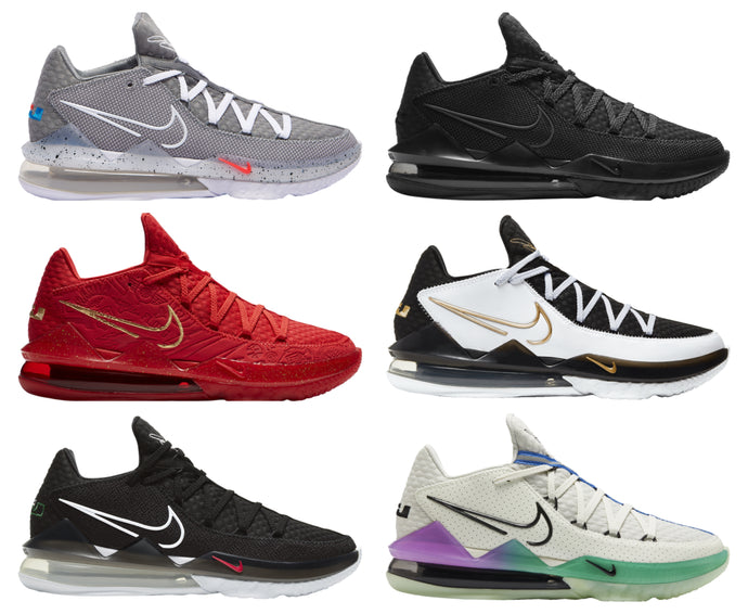 Under Retail: Nike Lebron 17 Low Colorways