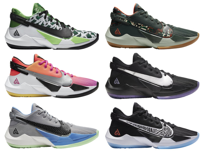 Under Retail: Nike Zoom Freak 2 Colorways