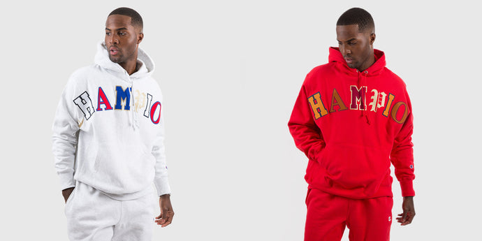 Under Retail: Champion Reverse Weave Old English Lettering Hoodie
