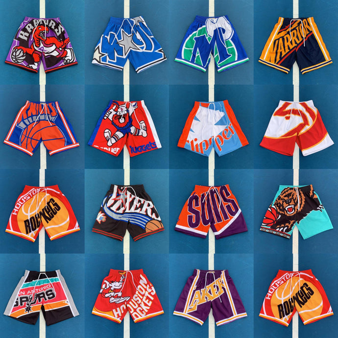 Available Now: Mitchell and Ness Hardwood Classics Big Face Shorts