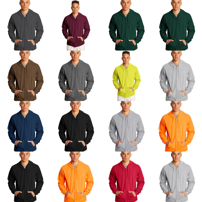 Under Retail: Hanes ComfortBlend EcoSmart Full Zip Hoodies
