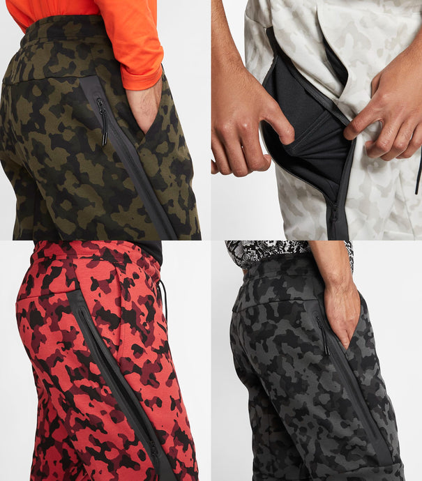 Under Retail: Nike Tech Fleece Camo Joggers