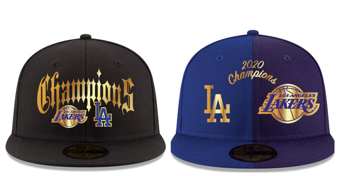 Available Now: Los Angeles New Era 2020 Dual Champions Split 59FIFTY Fitted Hats