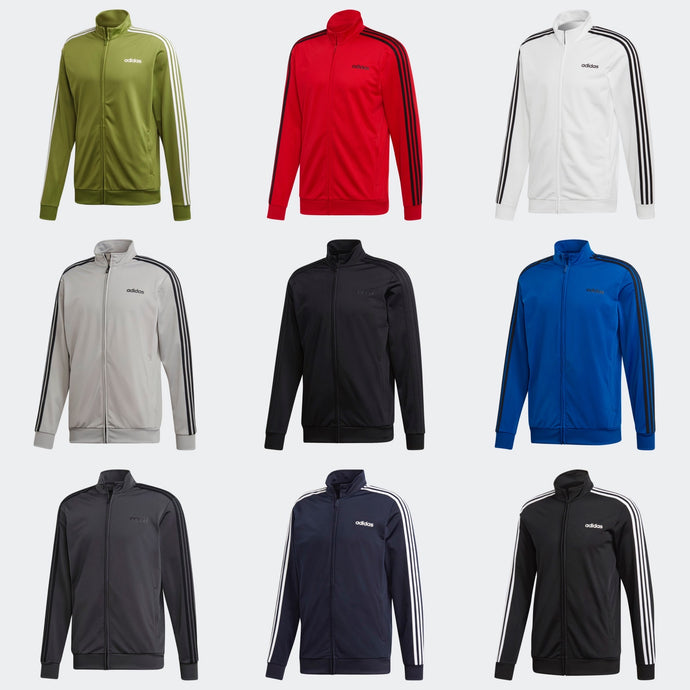 Under Retail:  Adidas Essentials 3-Stripes Tricot Track Jackets