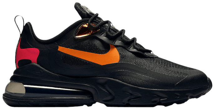 Under Retail: Nike Air Max 270 React "Black Magma Orange"