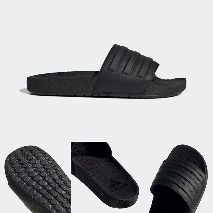 Under Retail: Adidas Adilette Boost Slides "Triple Black"
