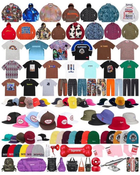 Available Now: Supreme Fall/Winter Week 1 Drop