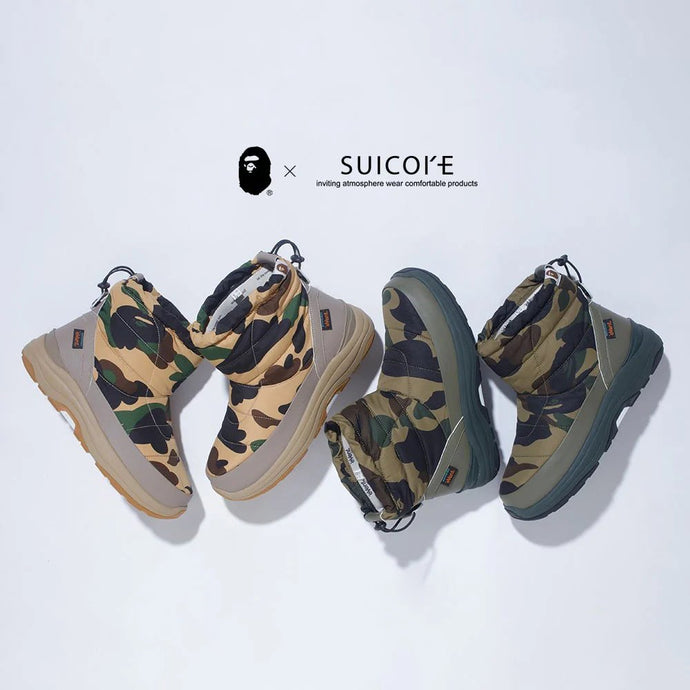 Available Now: A Bathing Ape x Suicoke Bower Boots