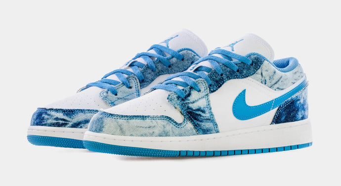 Available Now: GS Air Jordan 1 Low "Washed Denim"