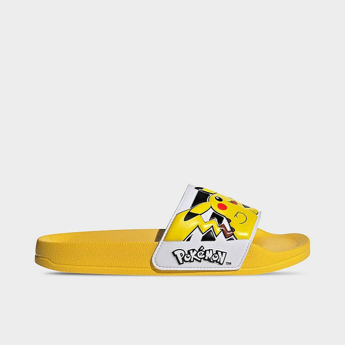 Available Now: Kids Pokemon x Adidas Adilette Slide "Pikachu"
