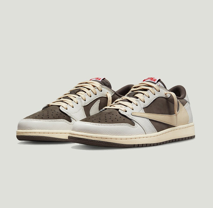 Available Now:  Travis Scott x Air Jordan 1 Low OG "Reverse Mocha”