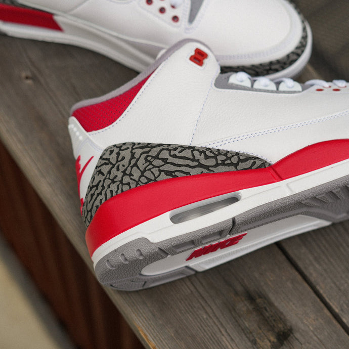 Available Now: Air Jordan Retro 3 "Fire Red"