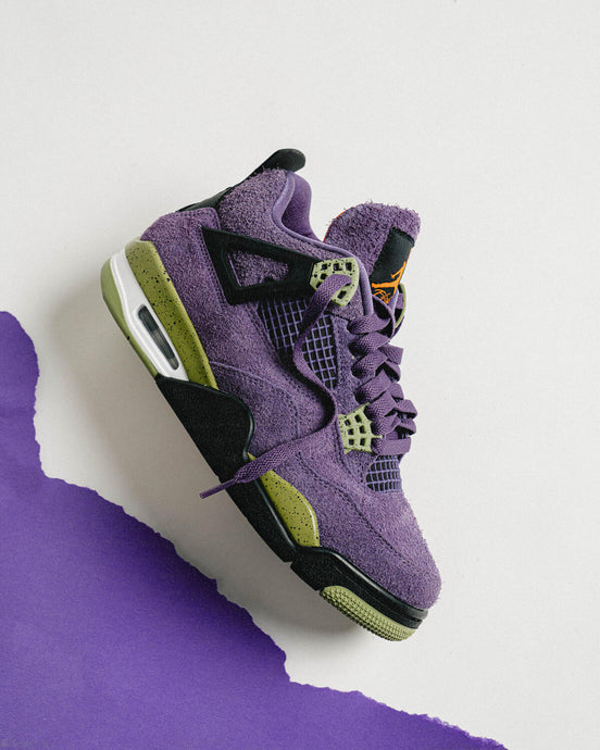 Available Now: Wmns Air Jordan Retro 4 "Canyon Purple"