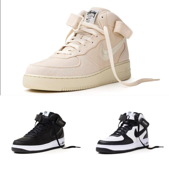 Available Now: STÜSSY x Nike Air Force 1 Mid Collection
