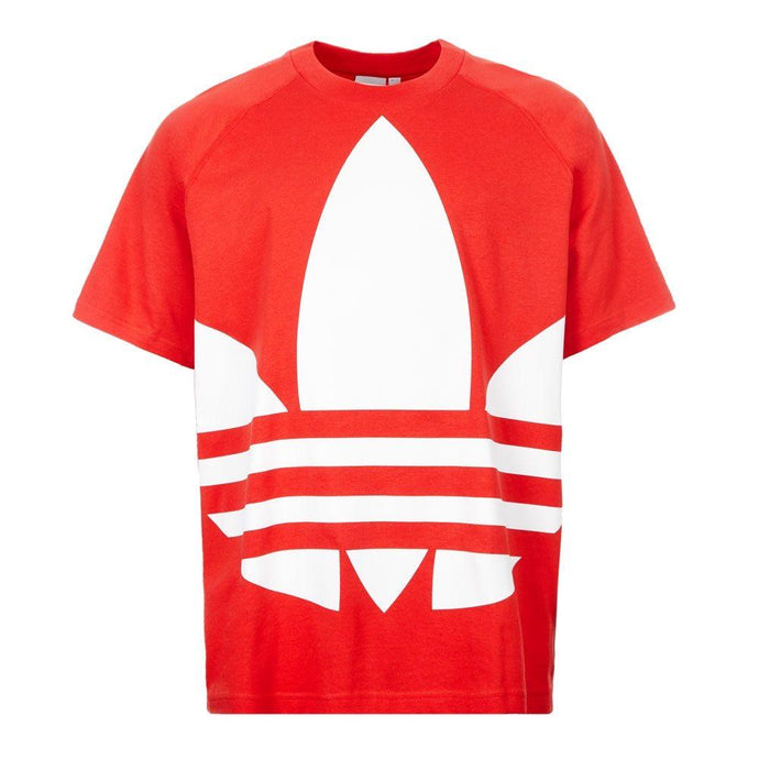Under Retail: Adidas Big Trefoil Tee "Red"