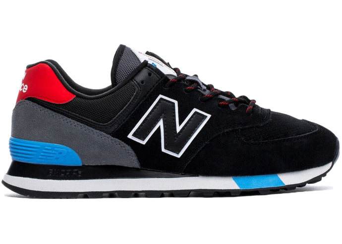 Under Retail: New Balance 574 "Black Velocity Red"