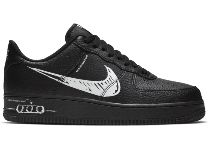 Available Now: Nike Air Force 1 Low Sketch "Triple Black"