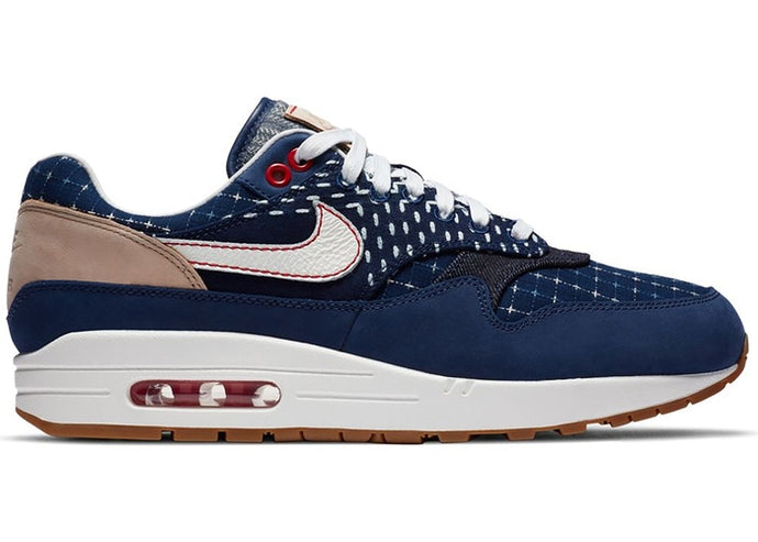 Available Now: Denham x Nike Air Max 1 "Blue Void"