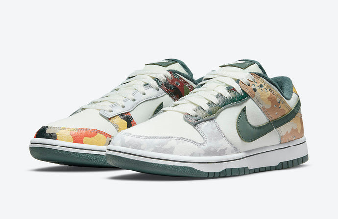 Available Now: Nike Dunk Low "Sail Camo"