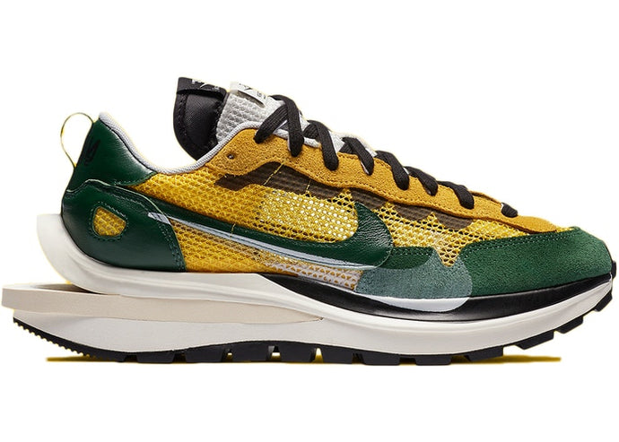 Available Now: Sacai x Nike Vaporwaffle "Tour Yellow"