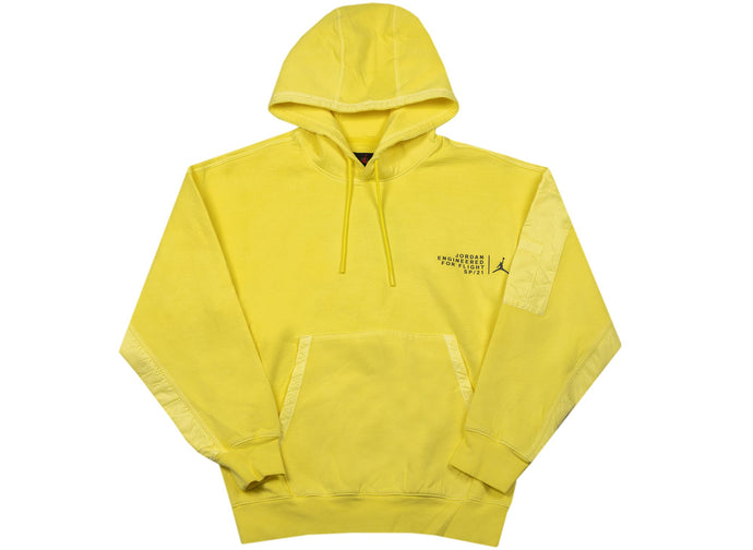 Under Retail: Jordan 23 Engineered Washed Fleece Hoodie "Opti Yellow"