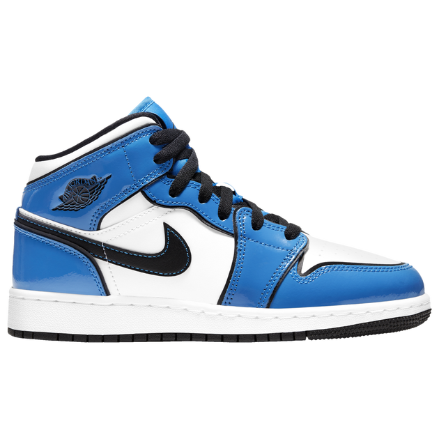 Available Now: GS Air Jordan 1 Mid SE "Laser Blue"