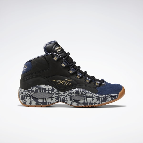 Available Now: Reebok Question Mid "Black Navy"