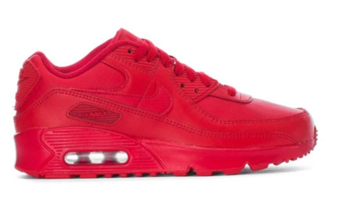 Available Now: GS Nike Air Max 90 "Triple Red"
