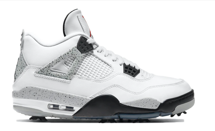 Available Now: Air Jordan Retro 4 Golf "White Cement"