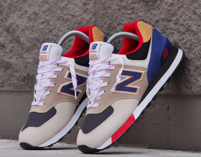 Under Retail: New Balance 574 "Tan Blue"