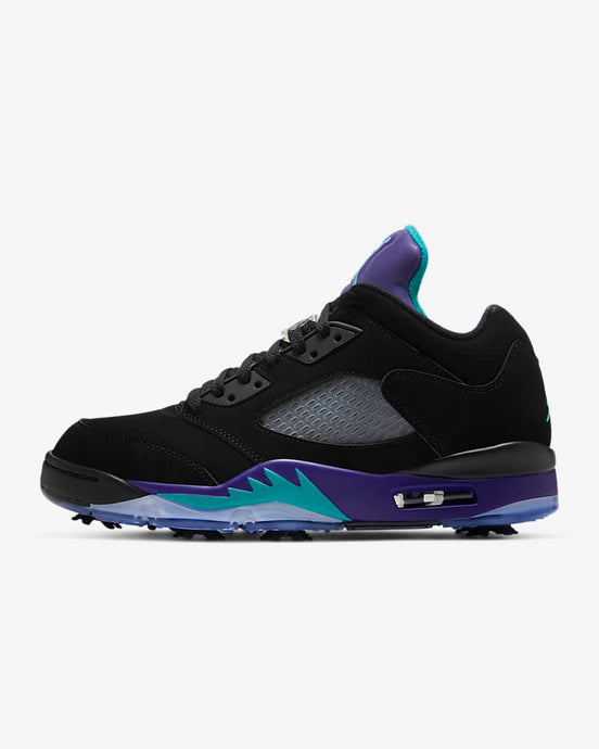 Available Now: Air Jordan V Low Golf "Black Grape"