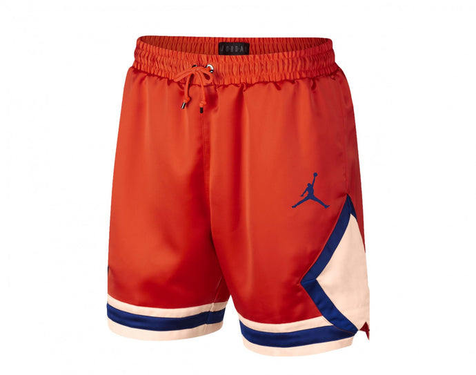 Under Retail: Jordan Satin Diamond Shorts "Team Orange"