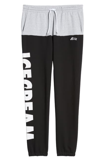 Under Retail: Ice Cream Contrast Text Sweatpants