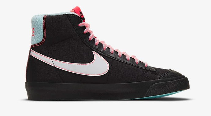 Available Now: GS Nike Blazer Mid '77 "Black Crimson"