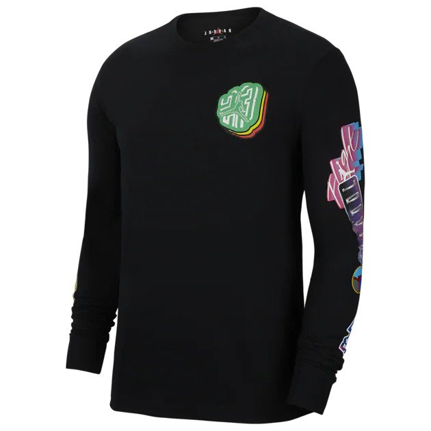 Under Retail: Jordan Sticker Long Sleeve Tee