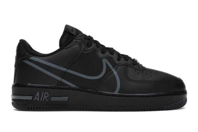 Under Retail: GS Nike Air Force 1 React "Black Anthracite"