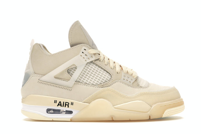Available Now: Wmns Off-White x Air Jordan Retro 4 "Sail"