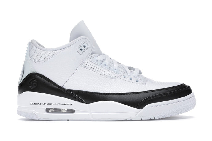 Available Now: Fragment x Air Jordan Retro 3 "White Black"